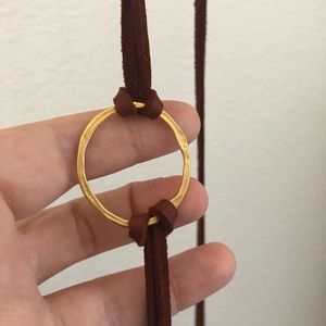 Genuine suede necklace/bracelet